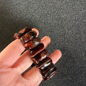 Vintage Tiger’s Eye Stone Stretch Bracelet
